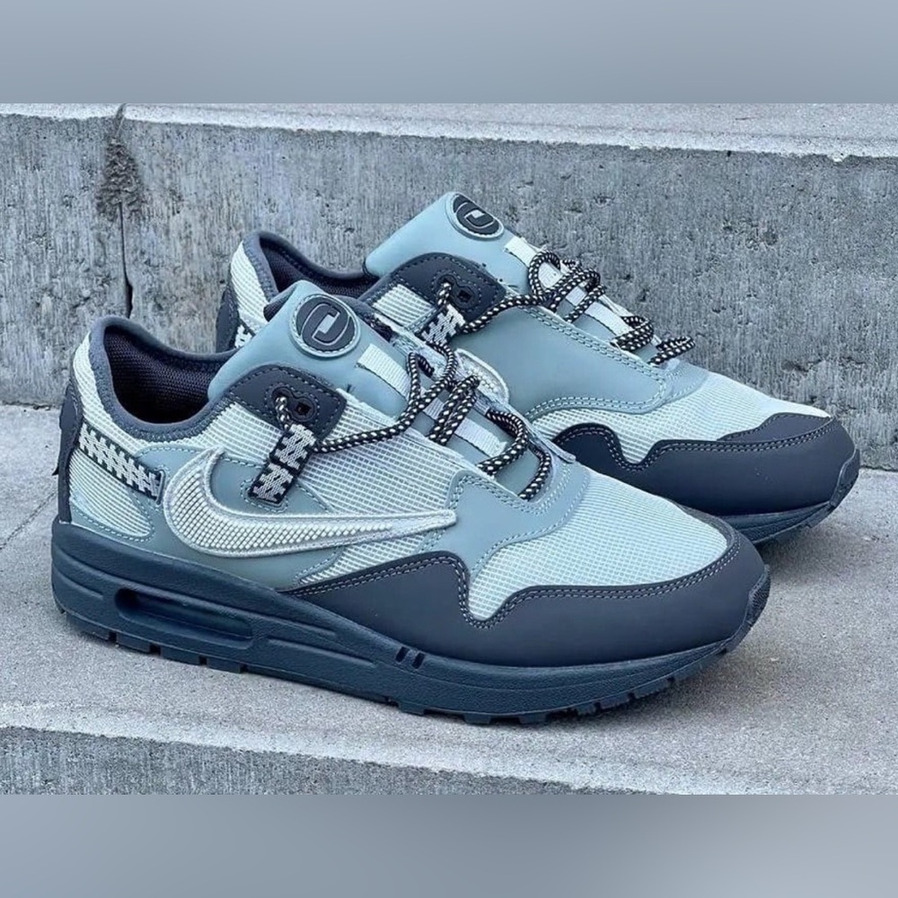 Travis Scott x Nike Air Max 1 Cactus Jack Cave Stone Men's Sneakers